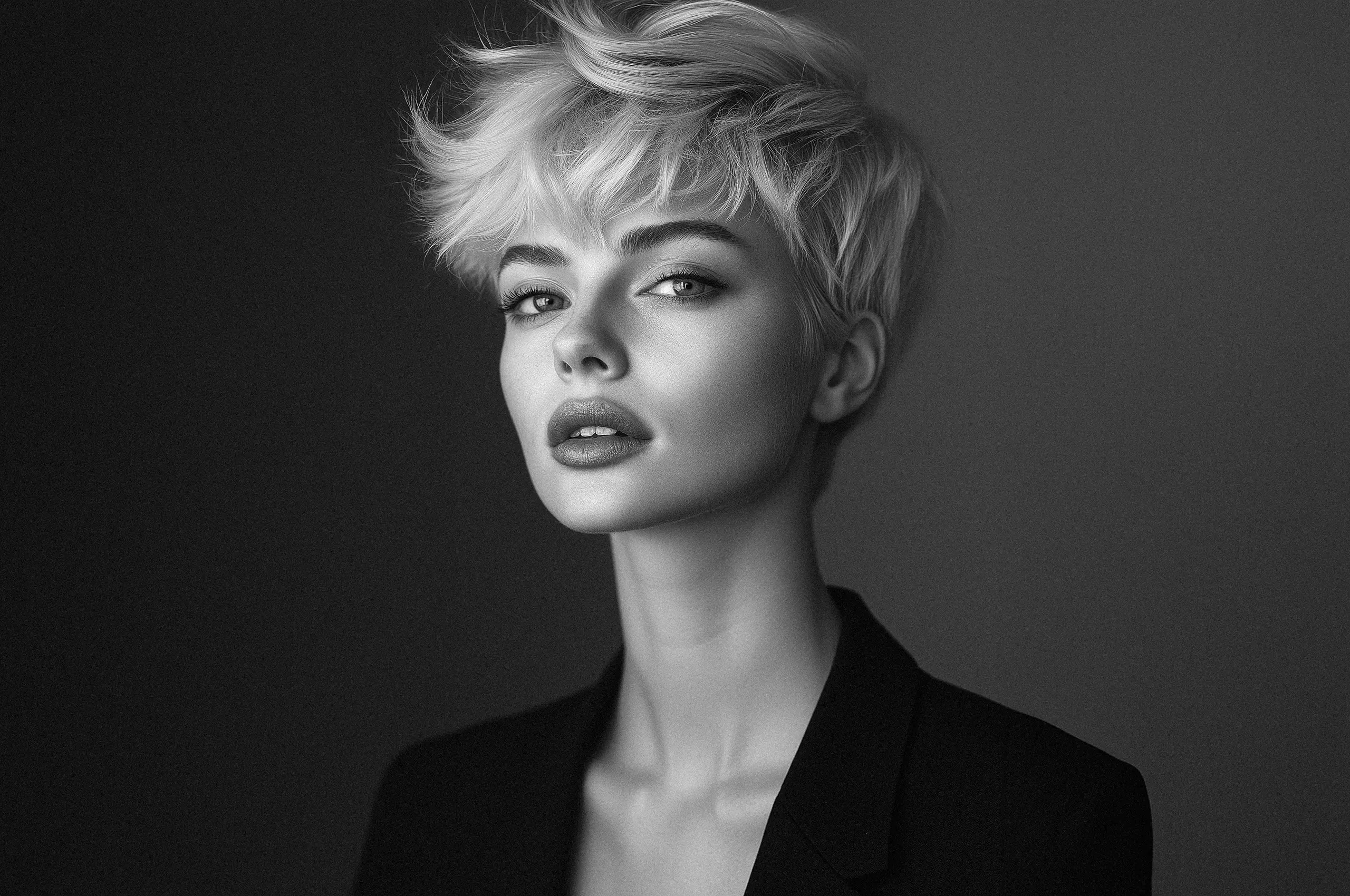 Cannes Image by notthoff La Biosthetique Friseur SW Frau blonde Haare Kurzhaarschnitt